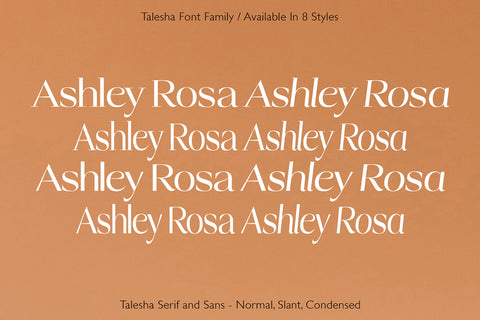 Talesha Font Family