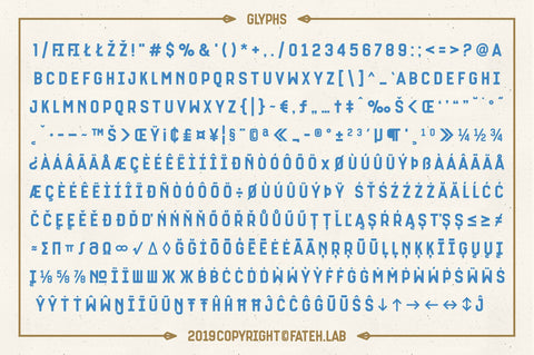 Babylonia - Vintage Font
