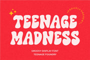 Teenage Madness - Groovy Font