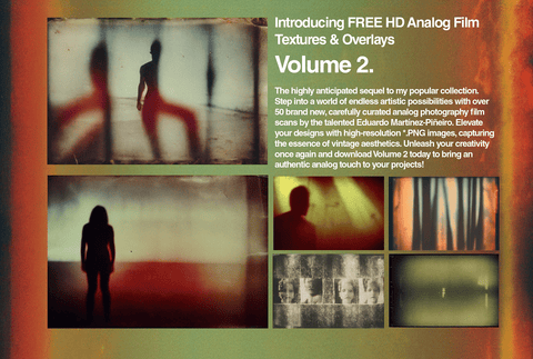 FREE Analog Film Textures & Overlays Vol. 2