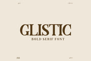 Glistic - Bold Serif Font