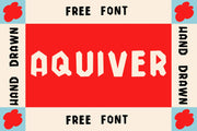 Aquiver - Free Hand Drawn Sans Serif Font