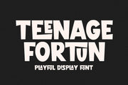 Teenage Fortun Playful Display Font