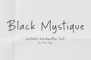 Black Mystique - Quotable Handwritten Font