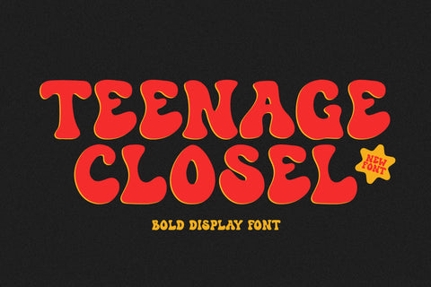 Teenage Closel Bold Display Font
