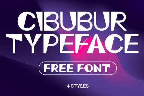 Cibubur - Free Display Typeface