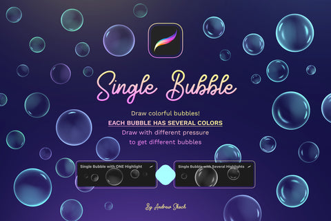 Bubbles Procreate Brushes