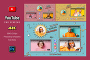 Colorful YouTube End Screens