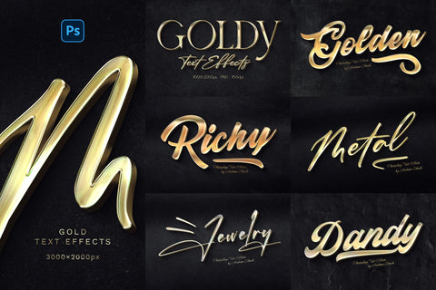 Gold Text Effects