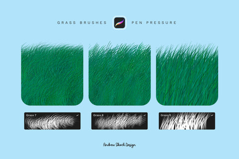 Grass Procreate Brushes