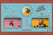 Colorful YouTube End Screens