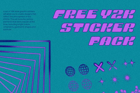 Free Y2K Sticker Pack