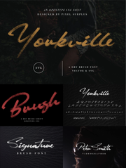 The Handmade SVG Font Bundle