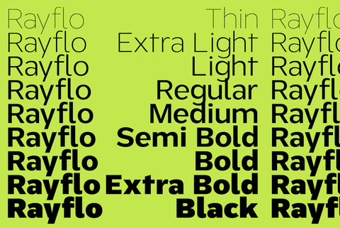 ZT Rayflo - Sans Serif Font Family