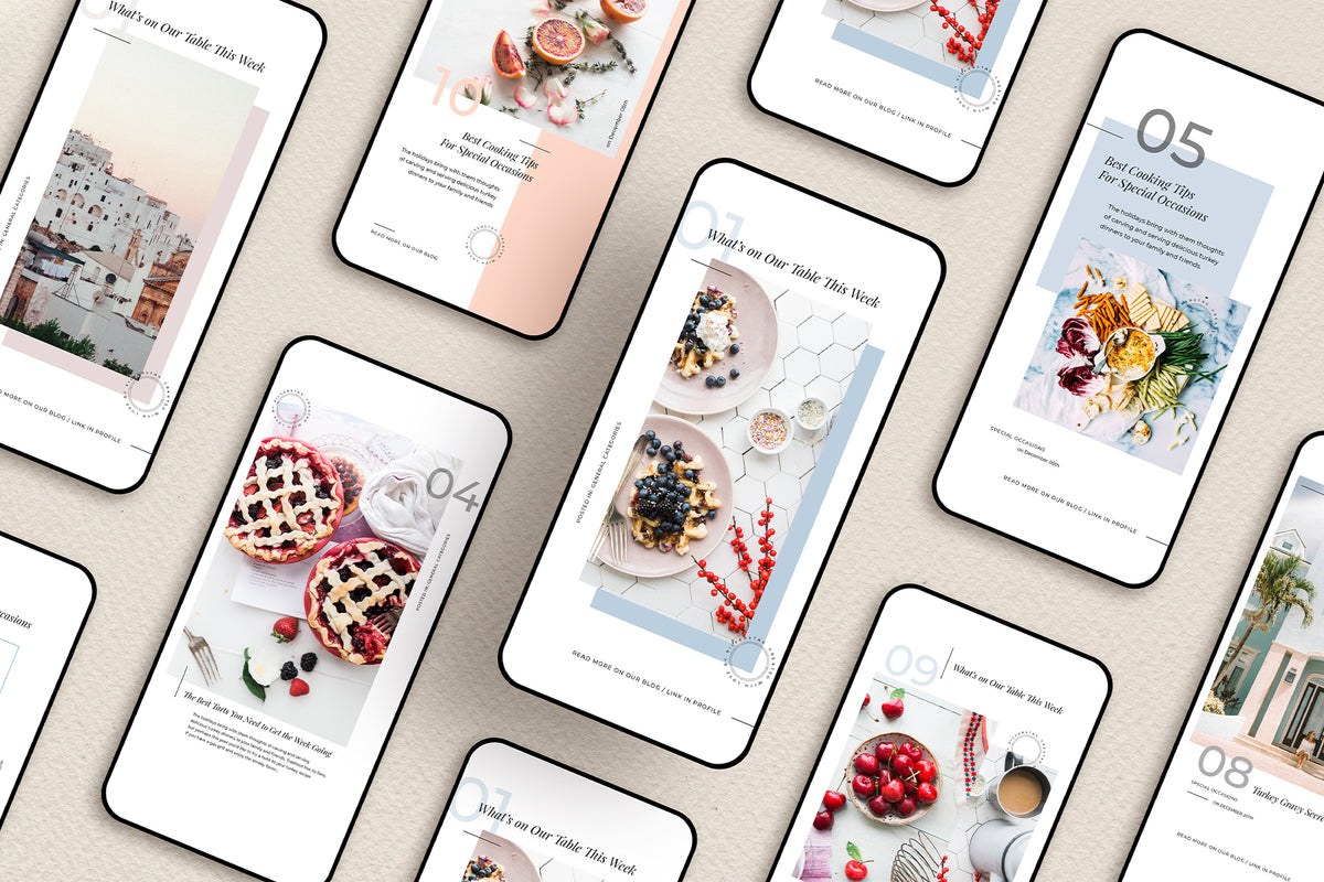 Food & Travel Instagram Stories Pack Pixel Surplus