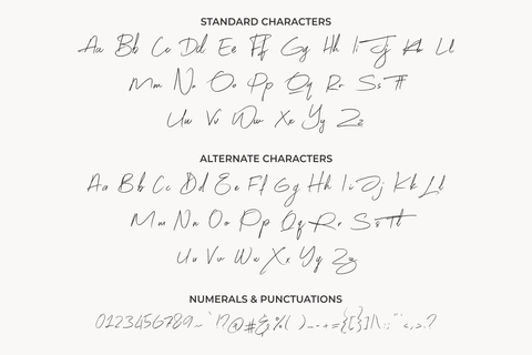 Melrose - Signature Script Font