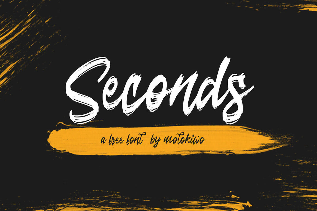 Seconds - Free Rough Brush Script – Pixel Surplus