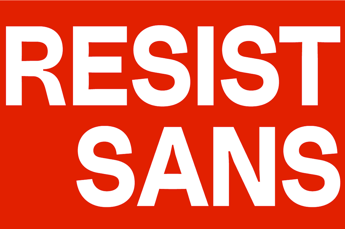 Resist Sans - Free Neo Grotesque Font – Pixel Surplus