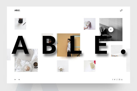 Able - Free Website Template UI