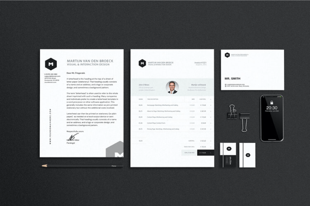 Free Stationery + Branding Mockup Set – Pixel Surplus