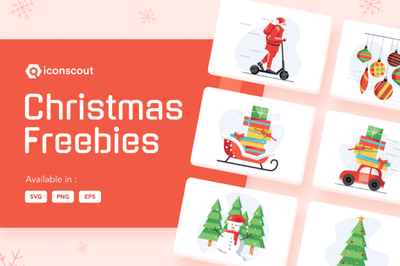 Free Christmas Illustration Pack - Pixel Surplus