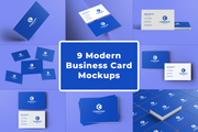 9 Modern Business Card Mockups
