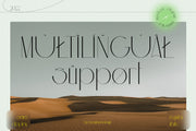 Aouar - Minimalist Font