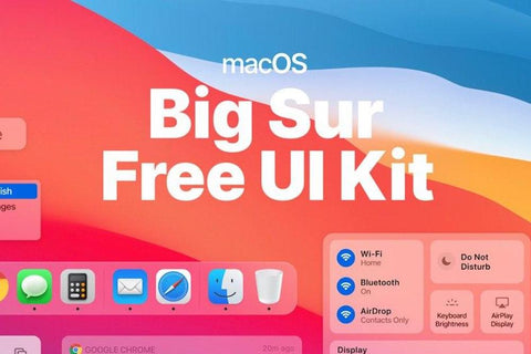 Free Big Sur UI Kit Templates