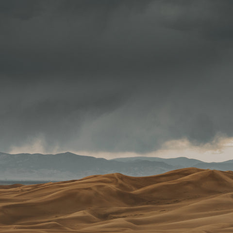 Cloudy Desert - Free Stock Photo