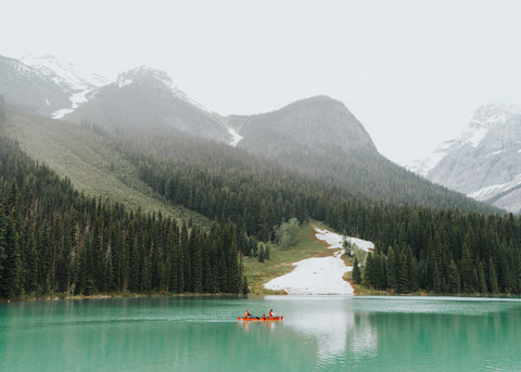 Landscape of Kayak on Lake - Free Stock Photo