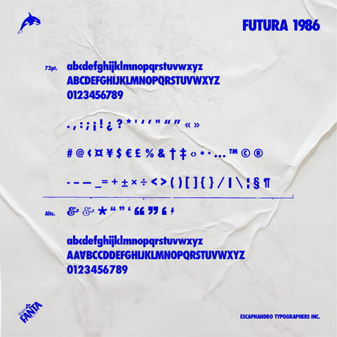 Futura 1986 - Distressed Sans Serif Font