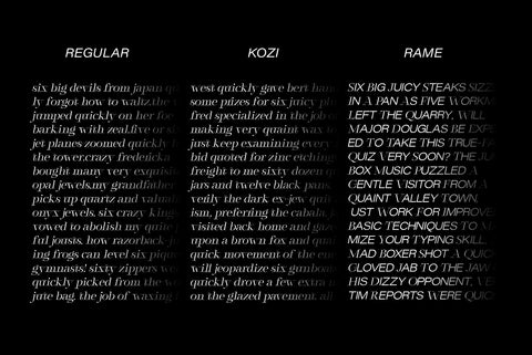 ZT Sigata - Combo Display Typeface