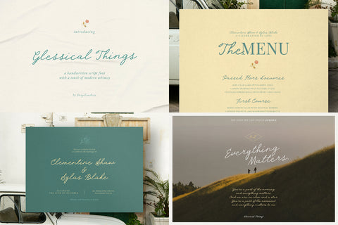 Perplexitics Handmade Script Font Bundle