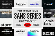 Font Bundle - Sans Series