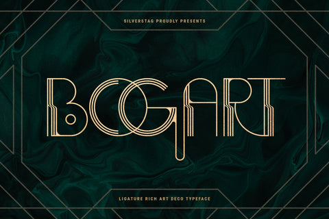 BOGART Deco - Ligature Rich Typeface