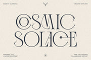 Cosmic Solace - Ligature Serif Font