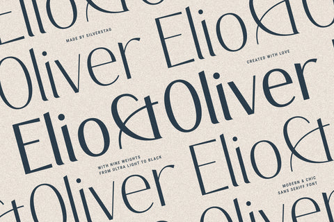 Elio & Oliver - Elegant Sans Serif