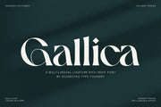 Gallica - A Powerful Ligature Serif