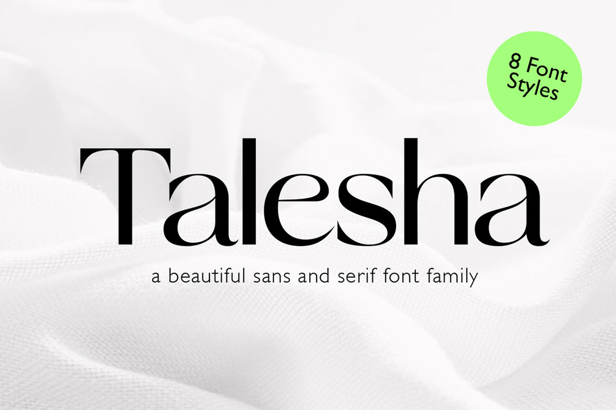 Talesha Font Family – Pixel Surplus