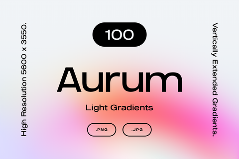 100 Aurum Light Gradients