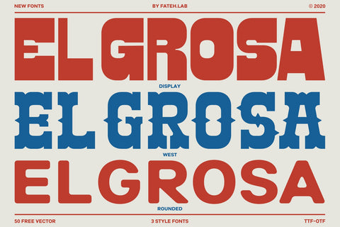 El Grosa | Spanish Inspired Typeface