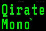 Qirate Mono | A Monospaced Font
