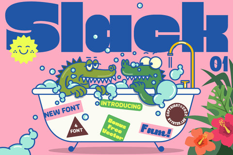Slack 01 | Cheerful Sans Serif Font