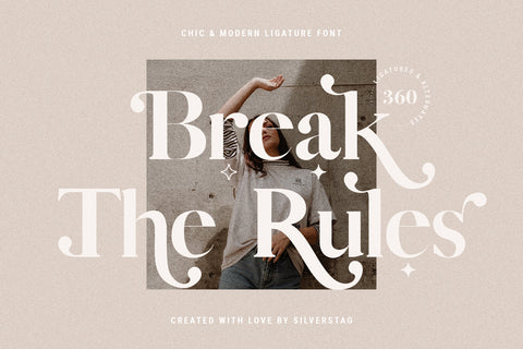 Vicky Christina Ligature Serif Font