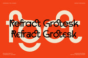 Refract - A Modern Grotesque Font