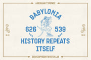 Babylonia - Vintage Font