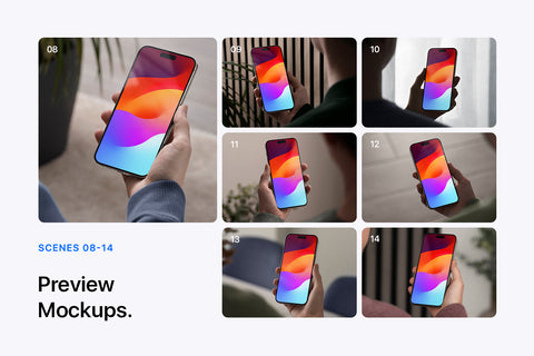 15 iPhone 15 Pro In Hand Mockups - Pixel Surplus