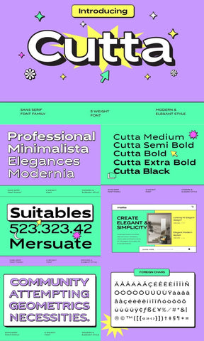 Font Bundle - Sans Series