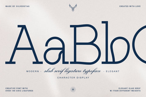 Authentic Romantic - Slab Serif Font - Pixel Surplus