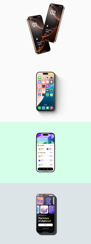 iPhone 16 Pro - 24 Mockups Scenes